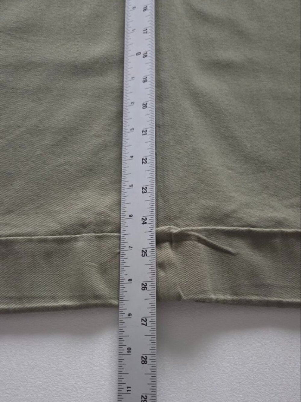 $185 Lauren Ralph Lauren Pleated Cotton Twill Wide-Leg Cargo Pant Green Size 16 - Picture 12 of 12